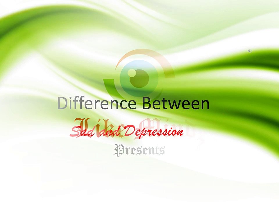 Difference Between - Sad and Depression
