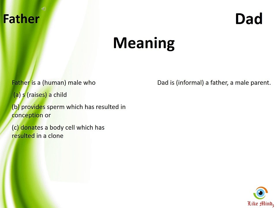Father vs. Dad: Understanding the Key Differences 👨‍👧‍👦