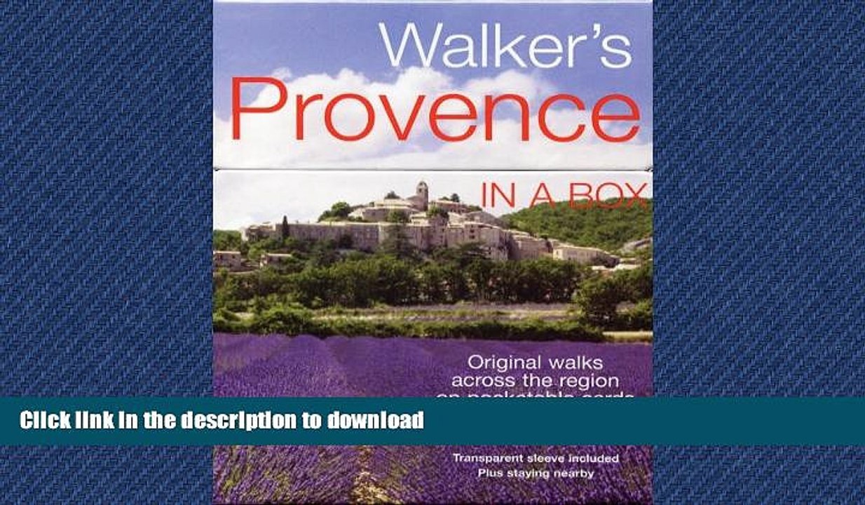 FAVORIT BOOK Walker s Provence in a Box (In a Box Walking Cycling Guides) (Walker s in a Box)