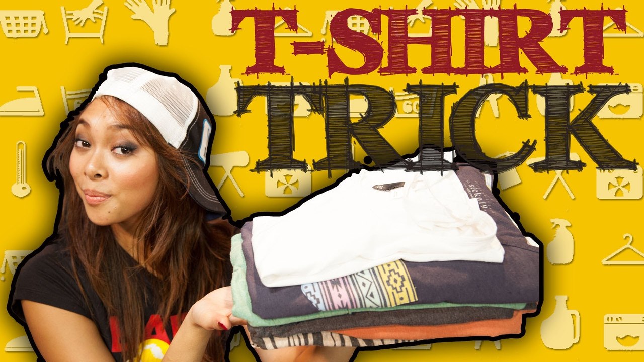 Shirts falten in 2 Sekunden | Der T-Shirt Trick | Chaos Chrissy