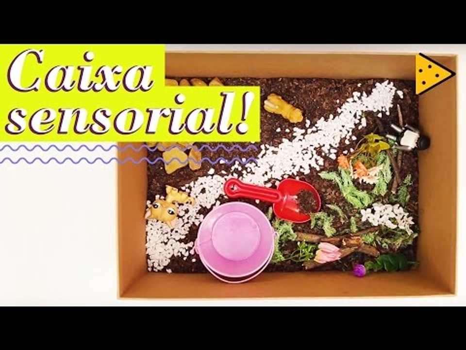 CAIXA SENSORIAL PARA CRIANÇAS