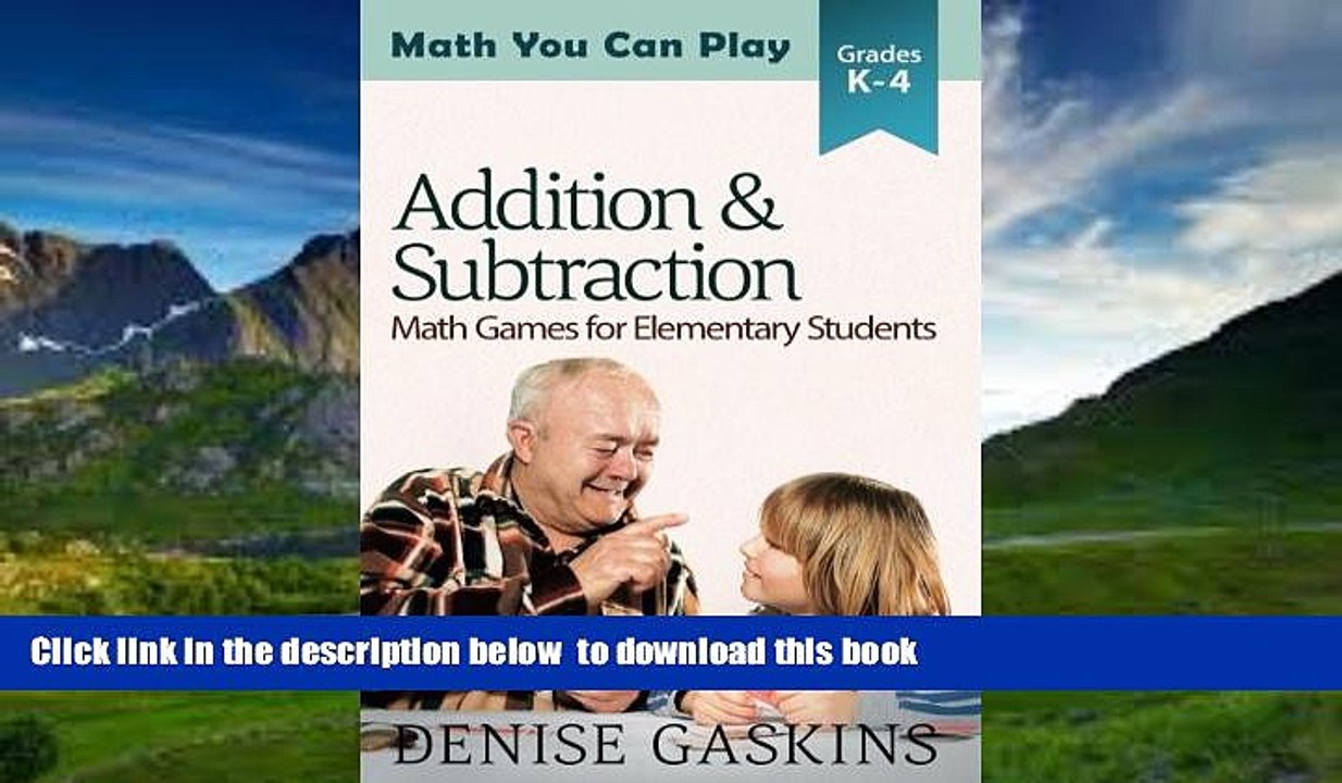 Pre Order Addition   Subtraction: Math Games for Elementary Students (Math You Can Play) (Volume