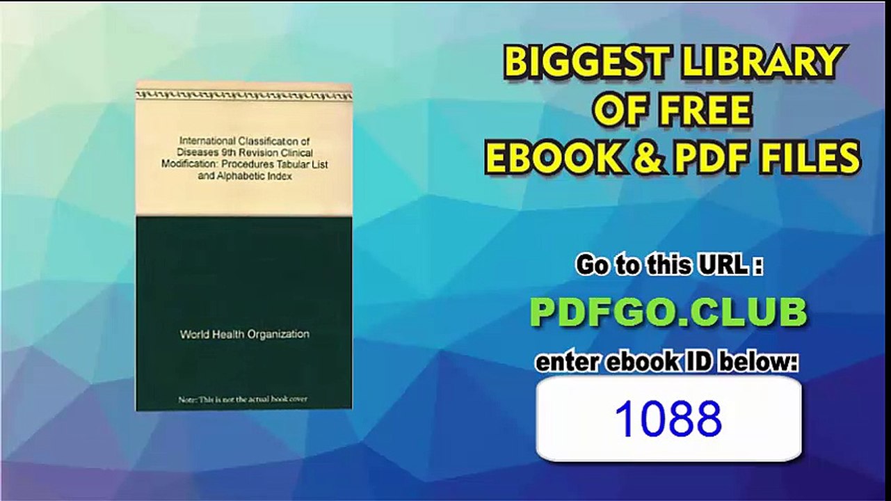 International Classification of Diseases