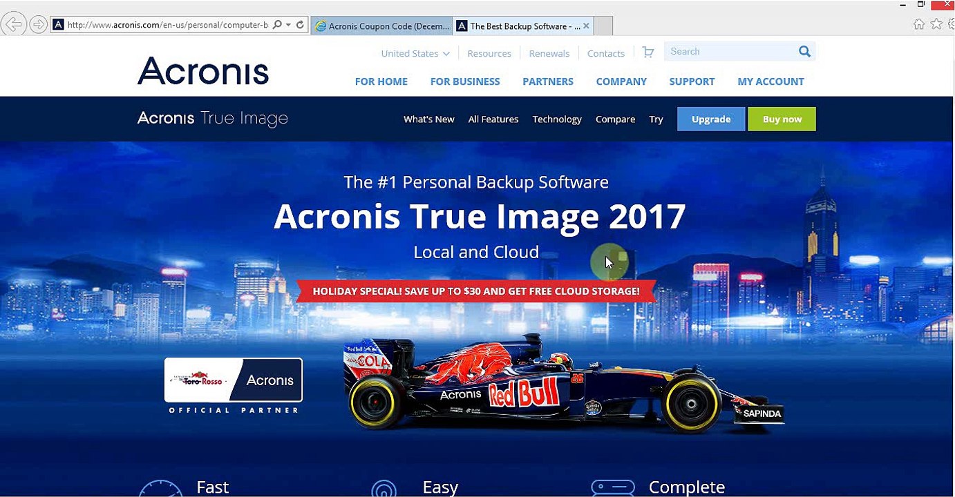 Acronis True Image Coupon Code 2017 - Save 60%