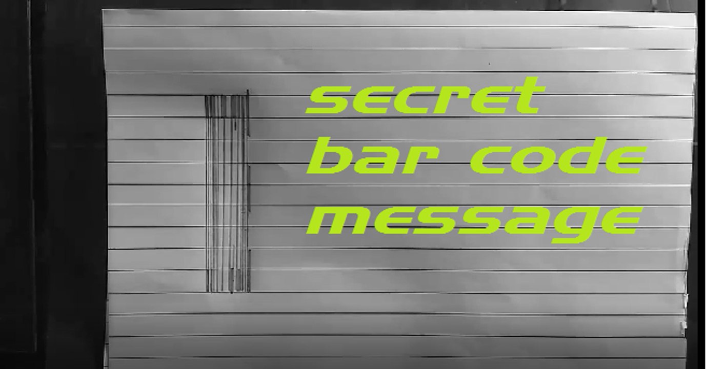 how to write bar code message.?