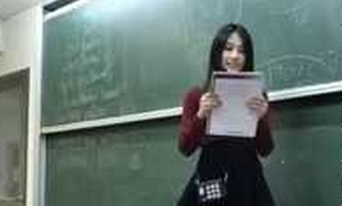 Une prof de math surprenante !