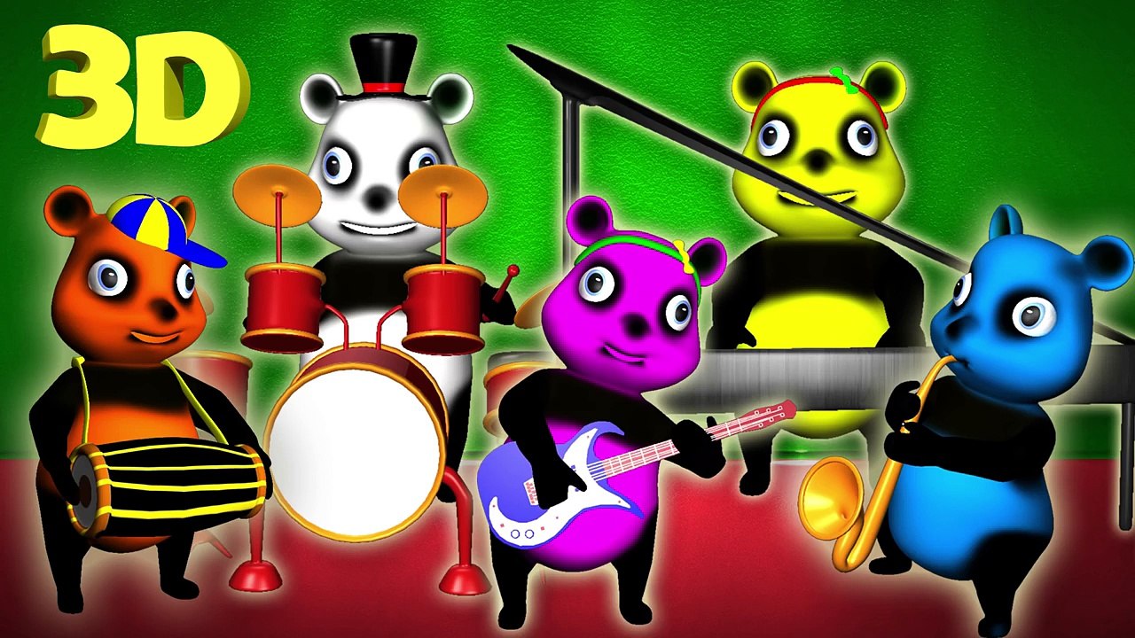 Finger Family(Panda) Finger Family Dance With Lyrics