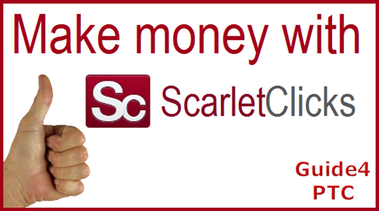 Make money with Scarlet-Clicks