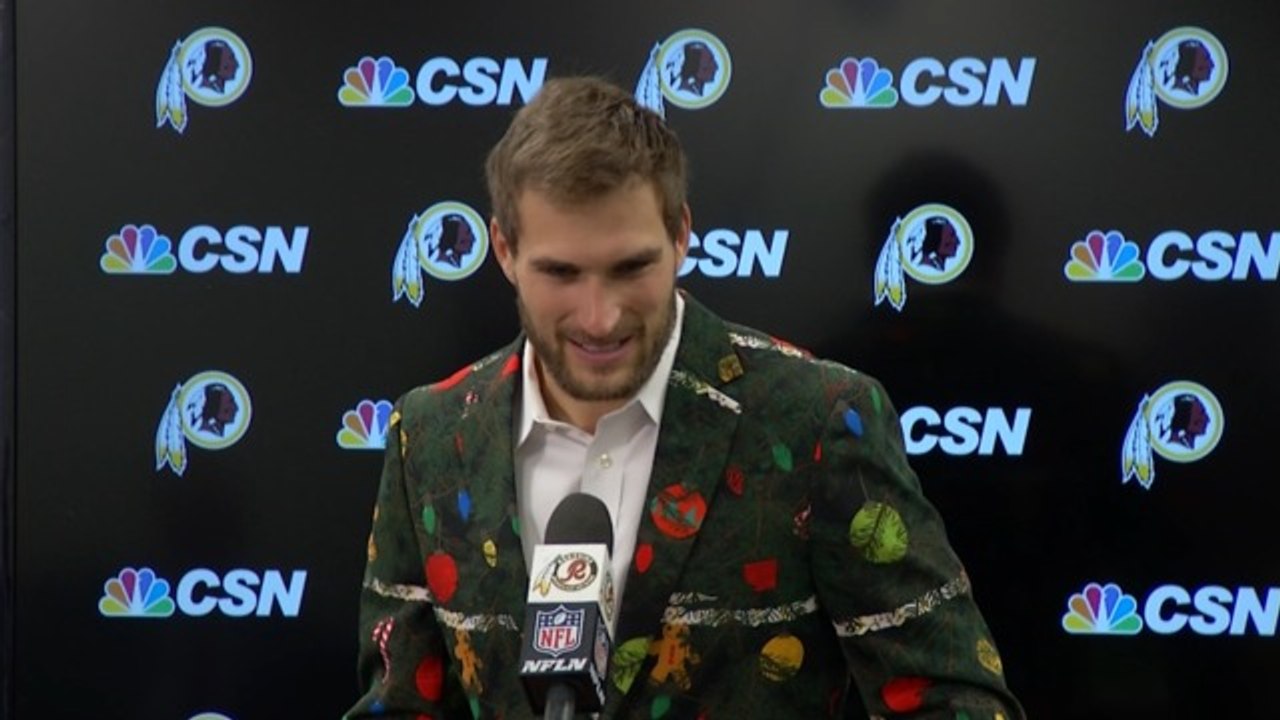 Kirk Cousins explains his festive attire