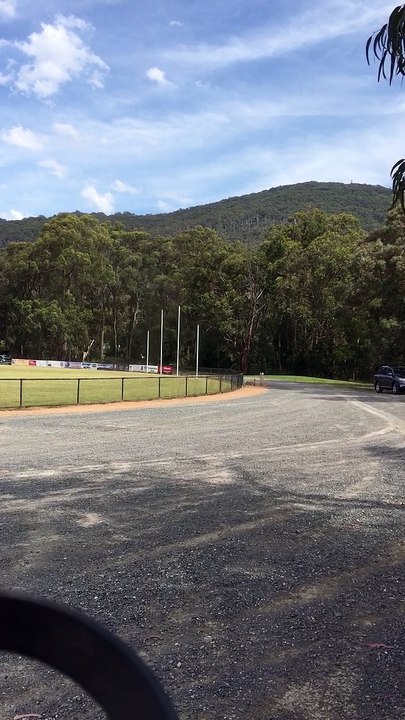 Dust Devil with Blue Skies