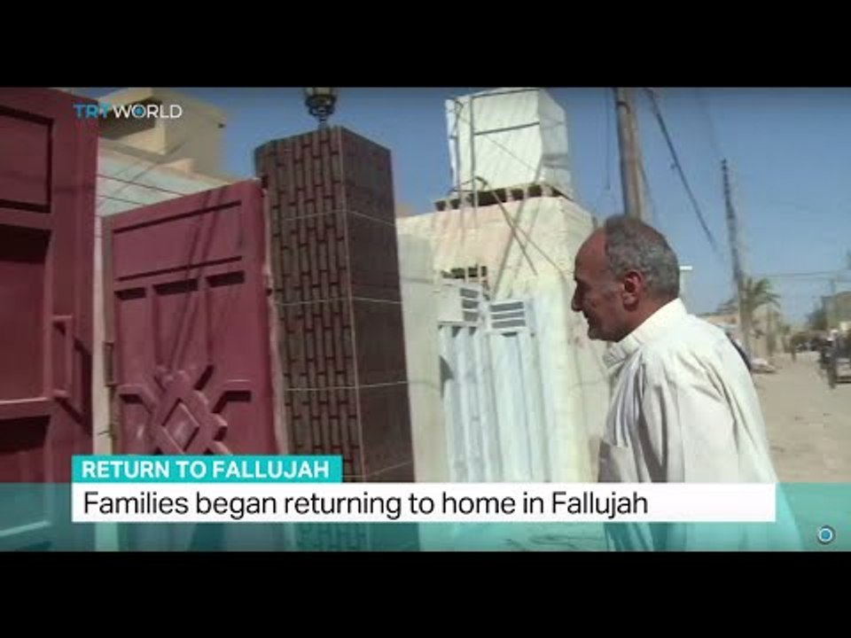 Return To Fallujah: Families began returning home in Fallujah