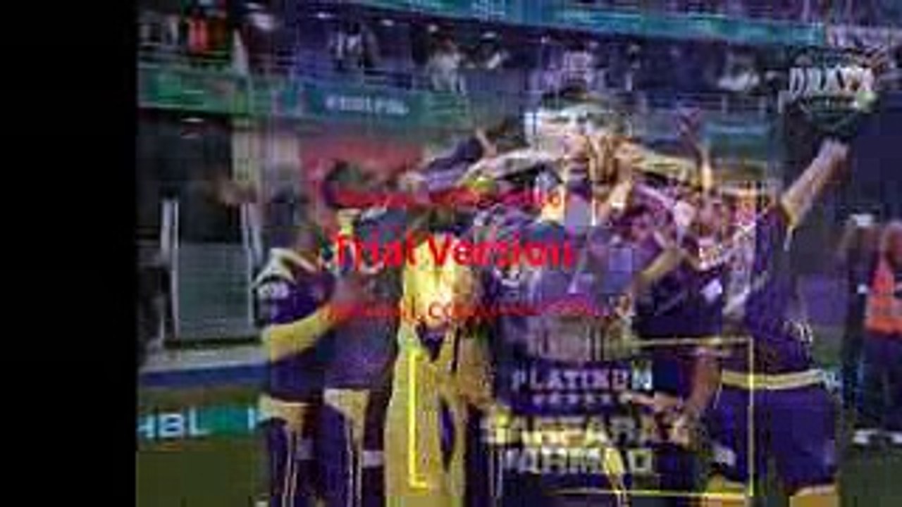 QUETTA GLADIATORS TEAM PSL 2ND EDITION 2017 WATCH PSL 2ND EDITION 2017