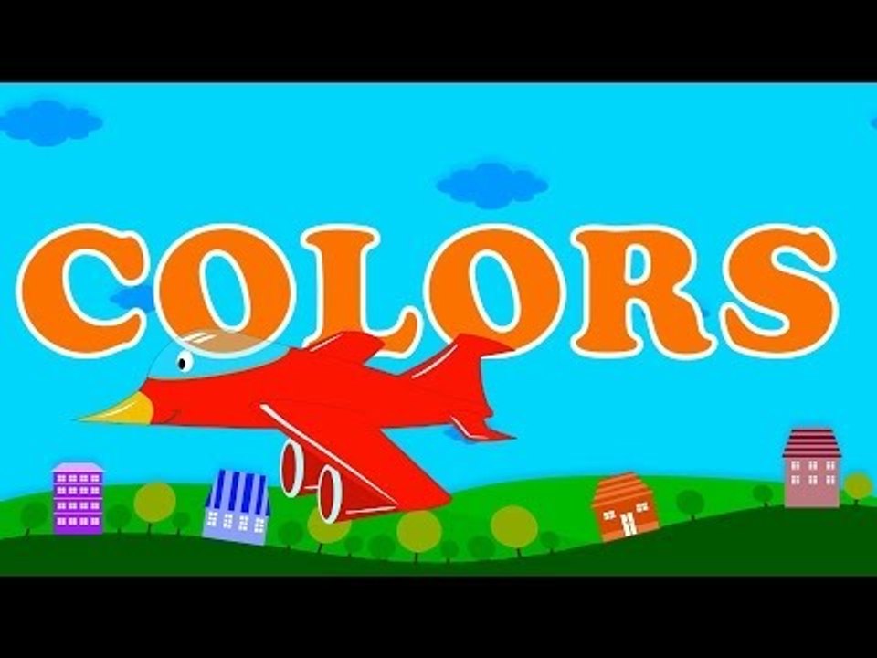 Colors Plane | Learn the colors