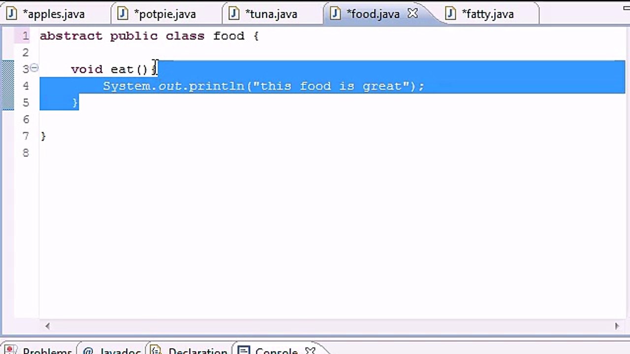 58 - Abstract and Concrete Classes Learn Best Basic Java