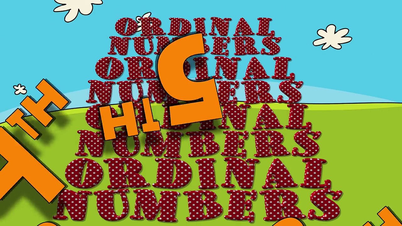 Ordinal Numbers Song