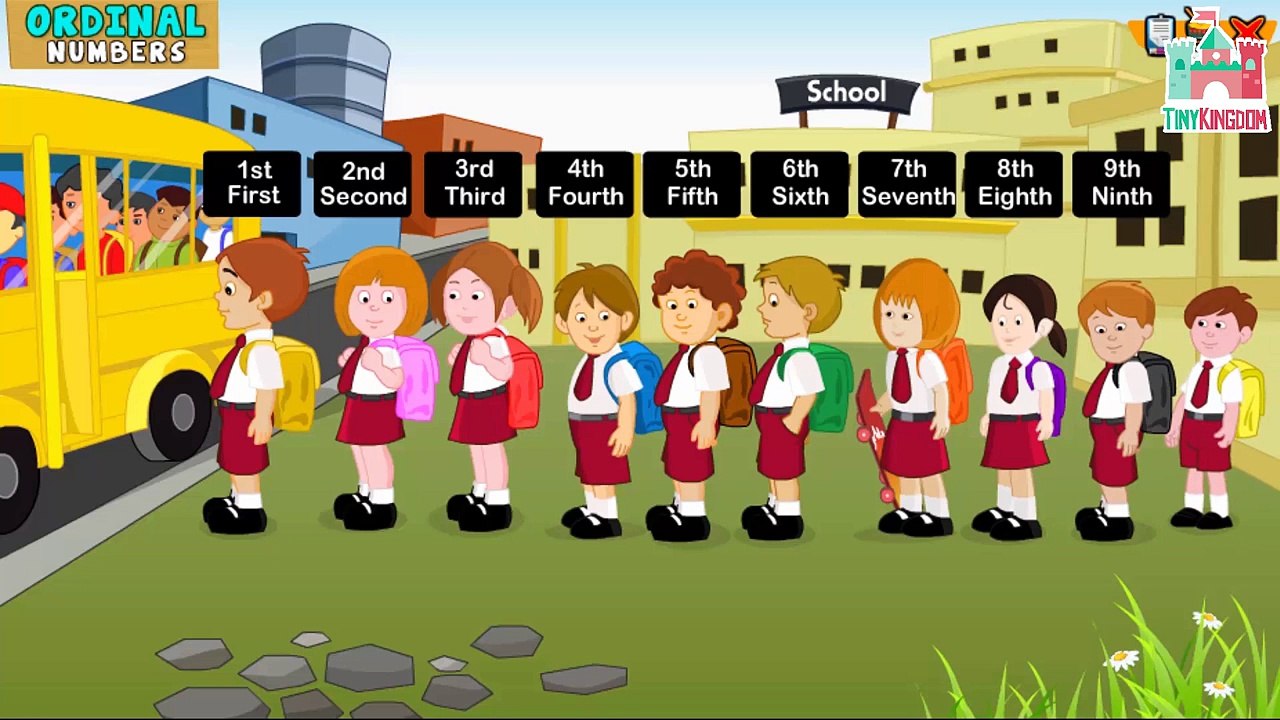 Learning Ordinal Numbers Baby Toddler Learning   Tiny Kingdom Learning for Kids