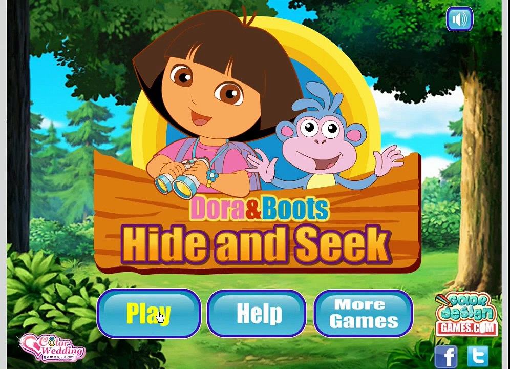 Dora and Boots Hide and Seek