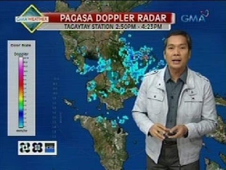 24Oras: GMA weather update as of 7:24pm (March 7, 2014)