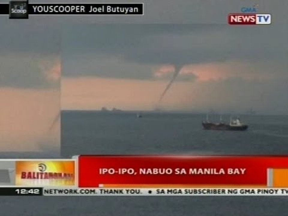 BT: Ipo-ipo, nabuo sa Manila Bay