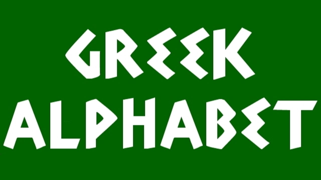 Greek Alphabet