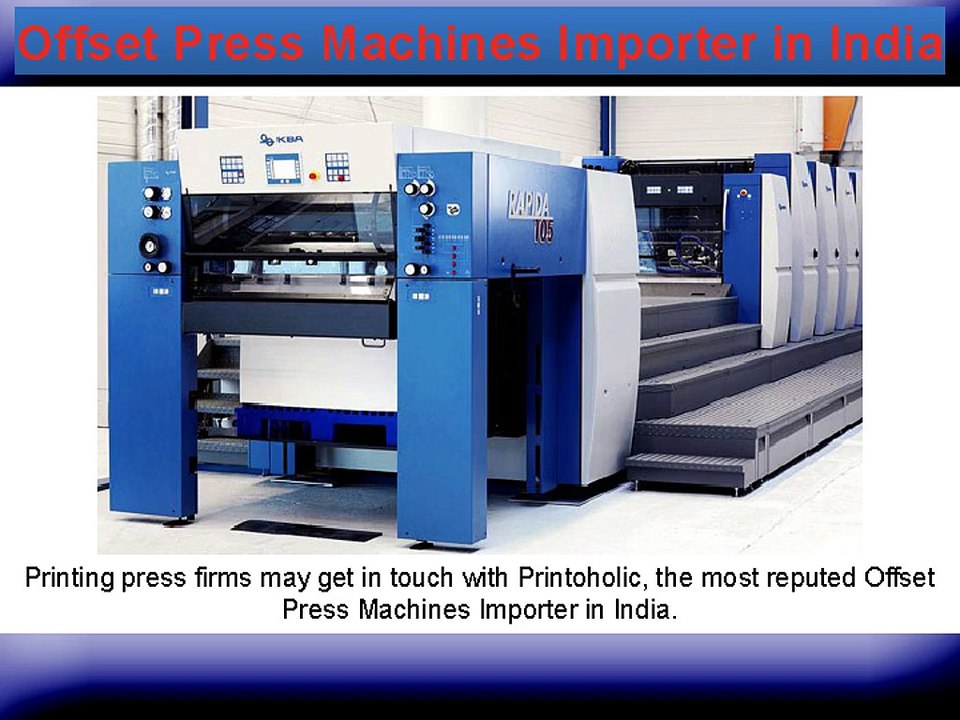 Used Offset Printing Machines in Delhi