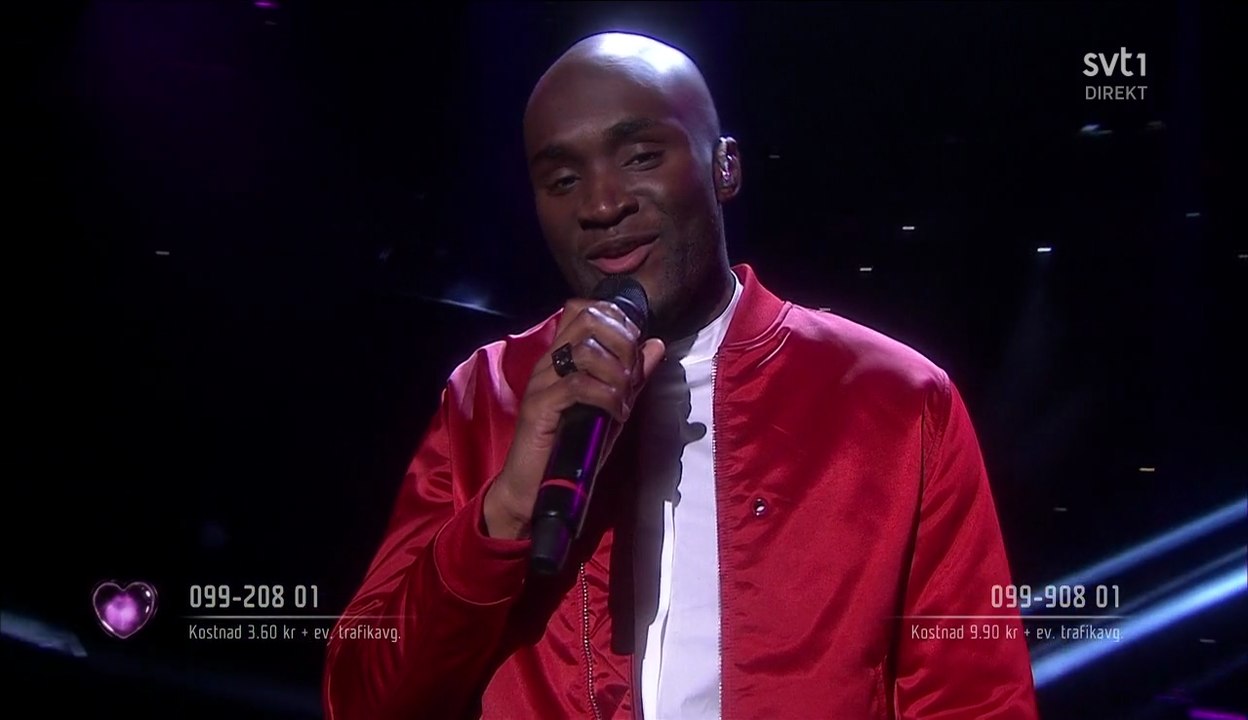 Boris René - Her Kiss (Microphone Only) Melodifestivalen 2017