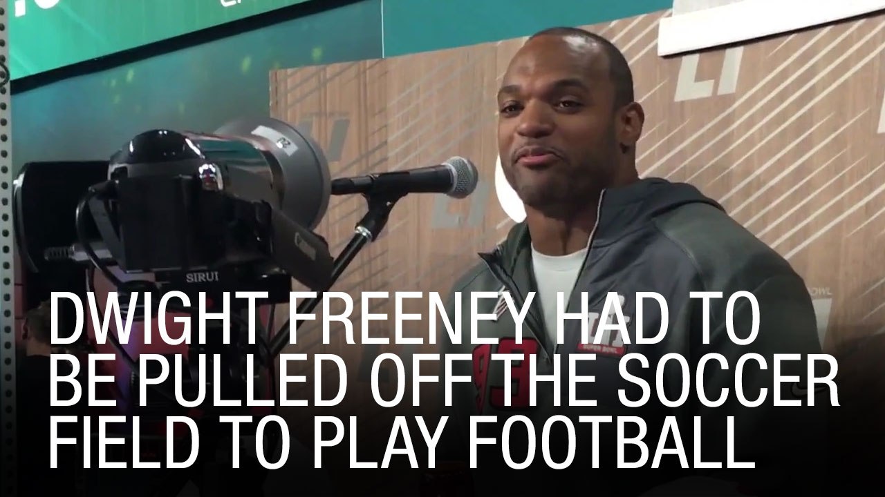 Dwight Freeney Had To Be Pulled Off The Soccer Field To Play Football
