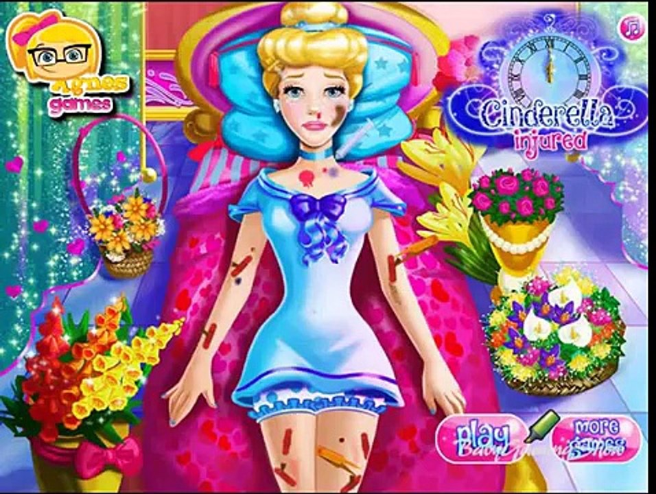 Disney Cinderella Games - Cinderella Injured