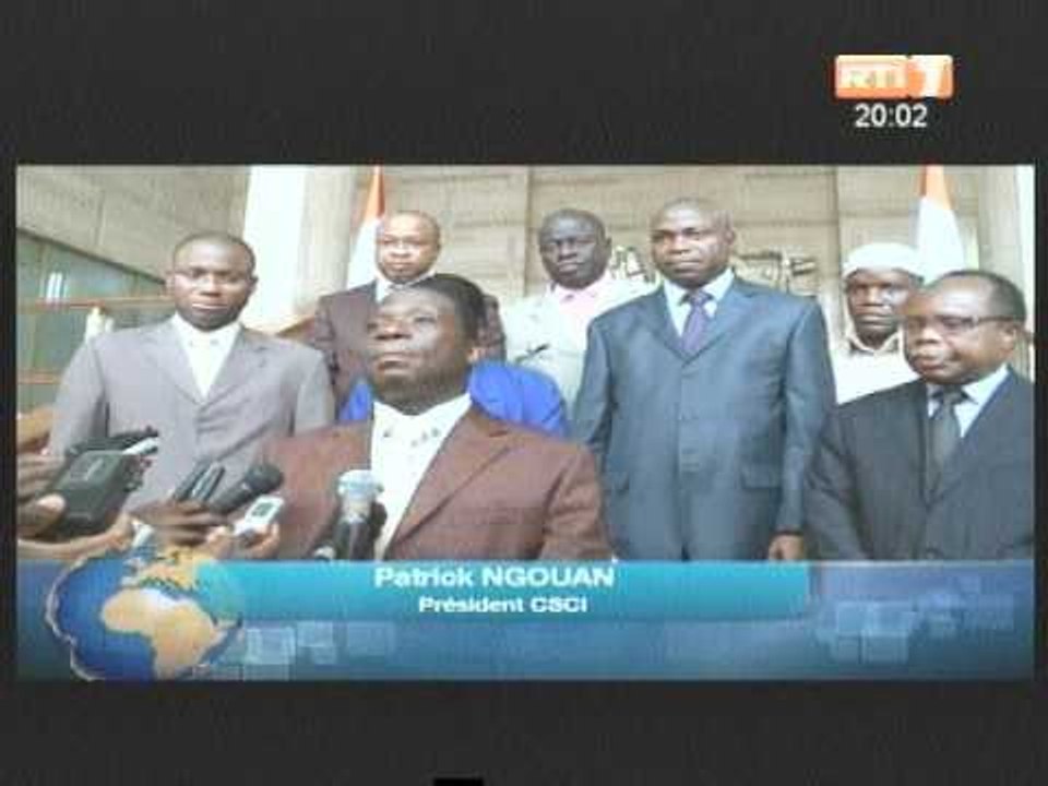 Le Président Ouattara reçoit Patrick N'Gouan et Cheick Boikary Fofana