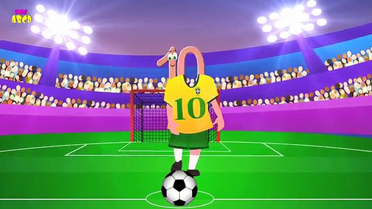 Numbers For Children | Numbers Football | Lets Learn The Numbers