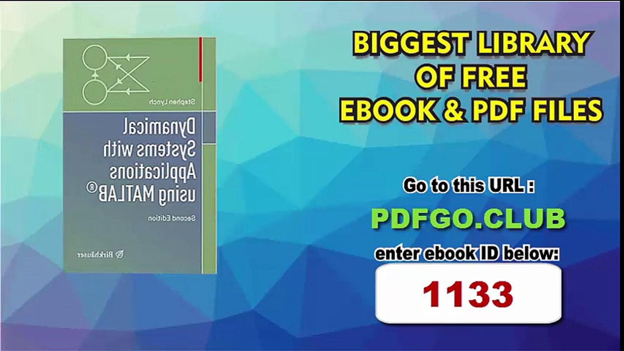 Dynamical Systems with Applications using MATLAB® 2nd ed. 2014 Edition