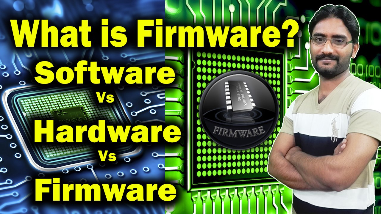 What is Firmware? | What is the Difference Between Software Hardware and Firmware