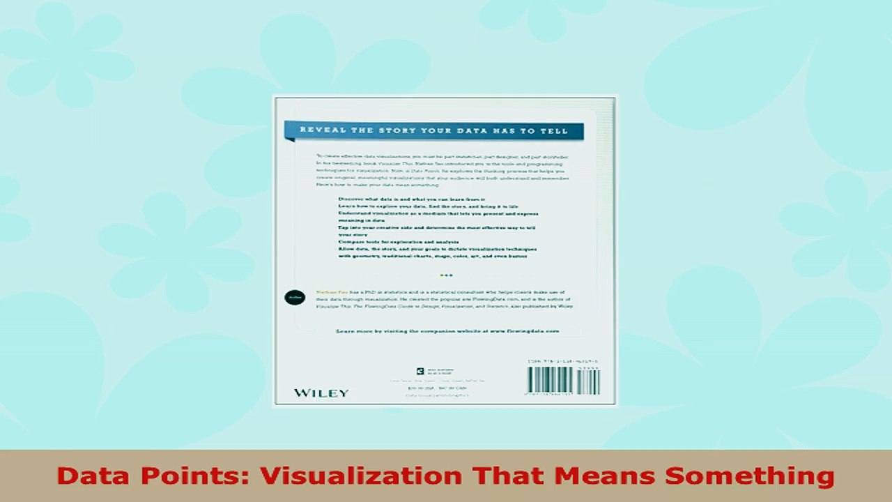 READ ONLINE  Data Points Visualization That Means Something