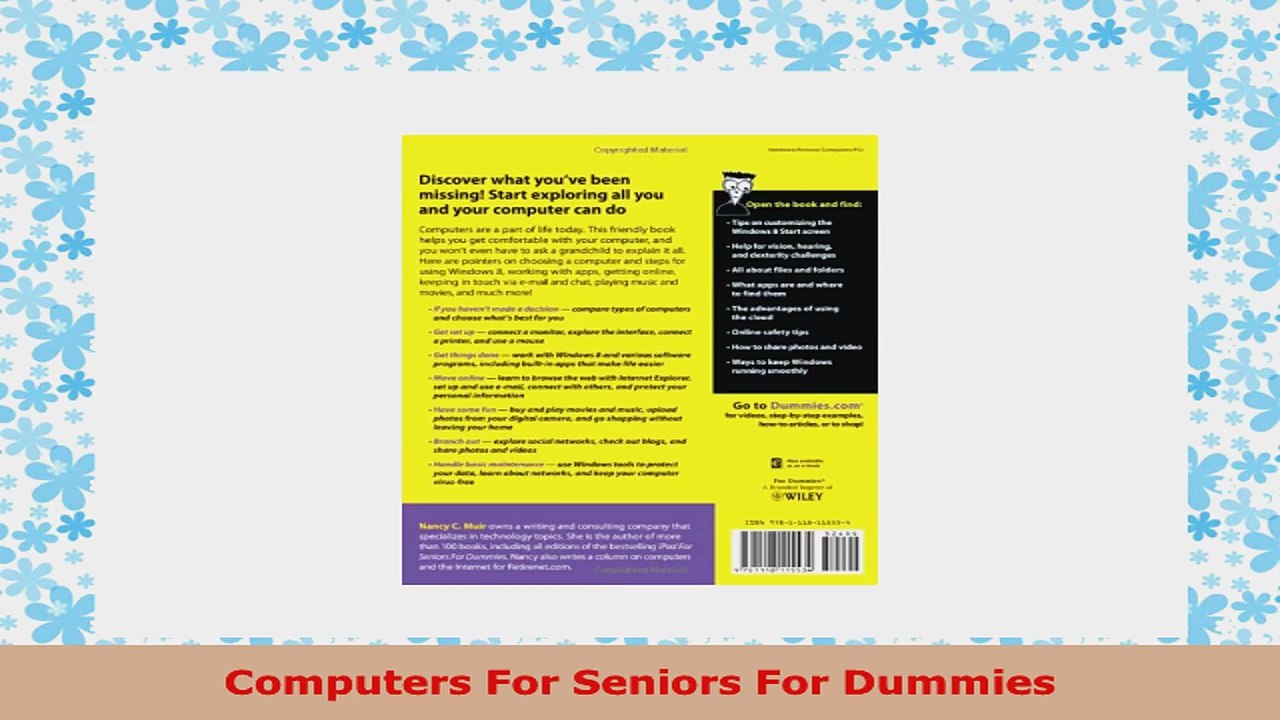 READ ONLINE  Computers For Seniors For Dummies