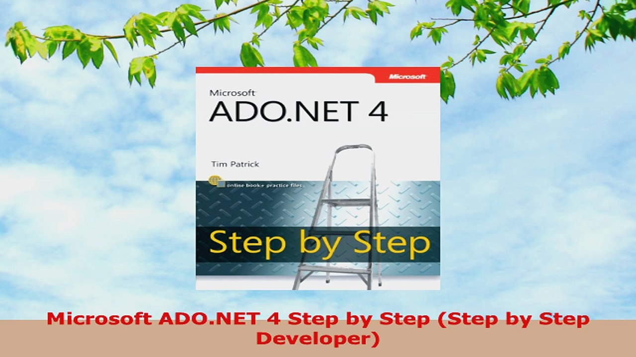 READ ONLINE  Microsoft ADONET 4 Step by Step Step by Step Developer