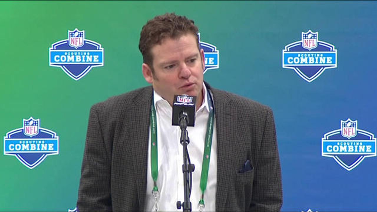 John Schneider discusses difficulty of evaluating O-linemen