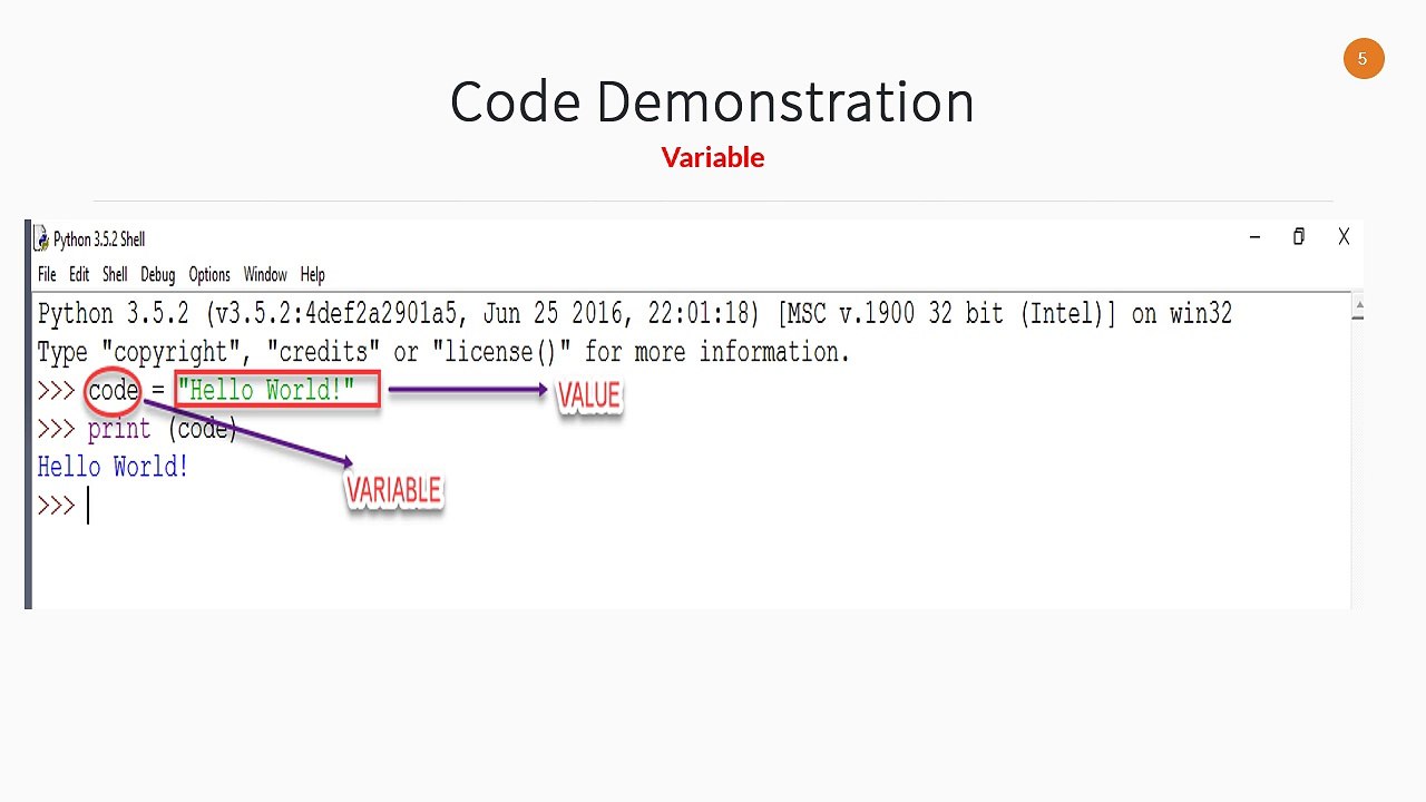 Variable declaration in Python Programming