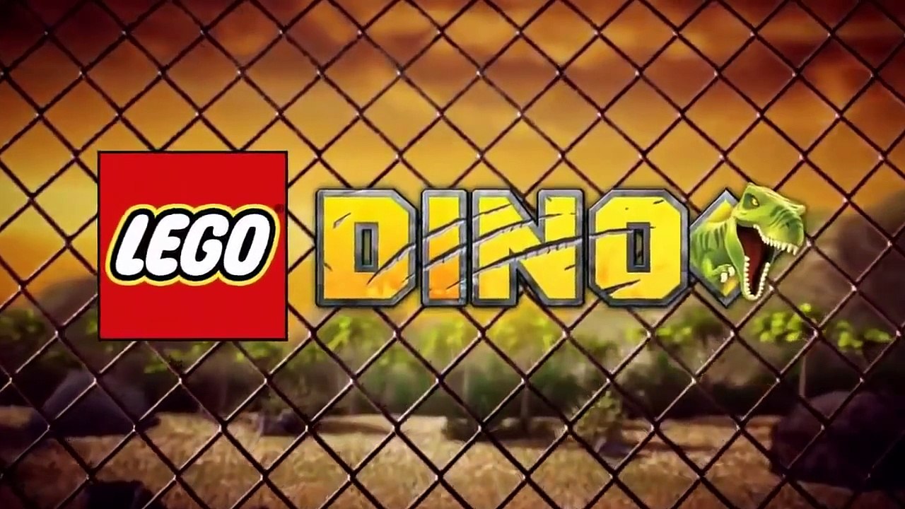 Lego DINO DEFENSE HQ 5887 Stop Motion Build Review