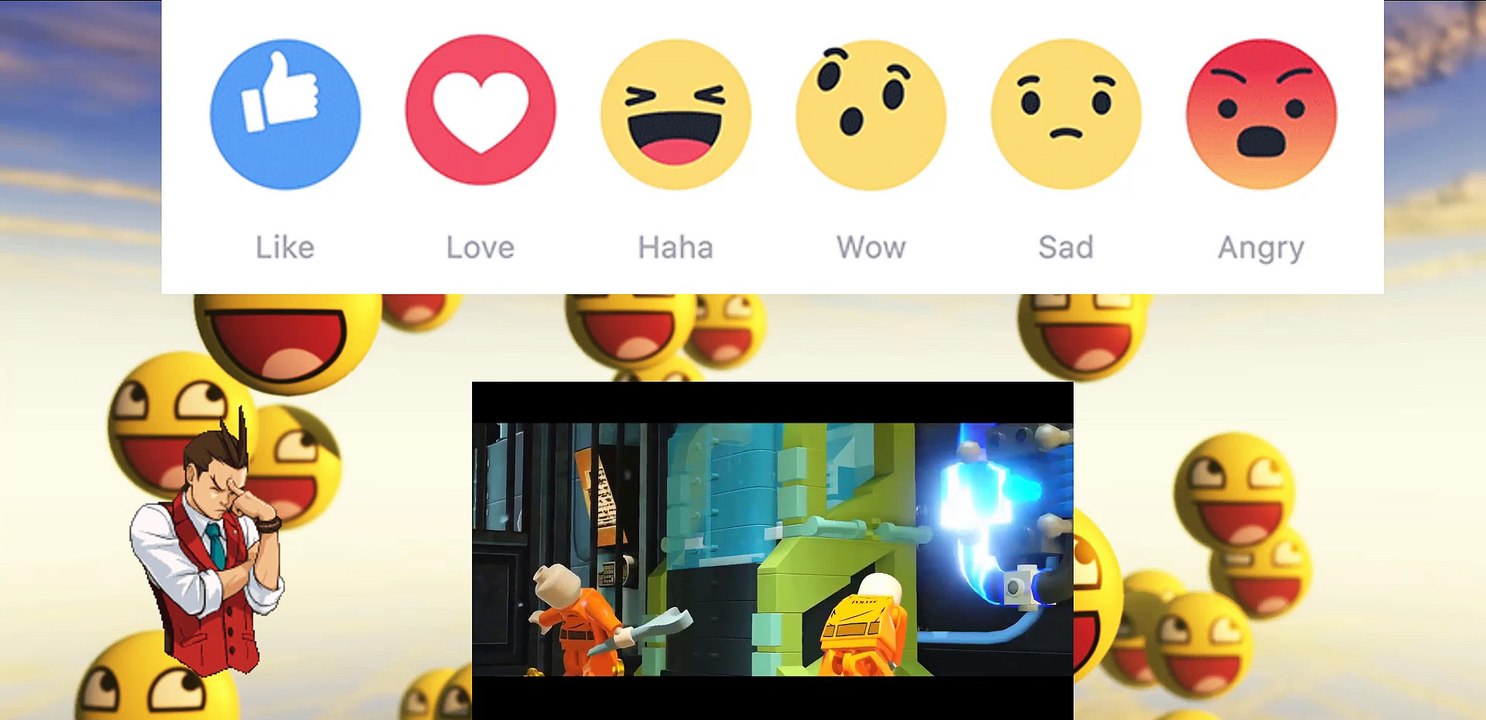 Smiley Reactions - The LEGO Batman Movie Trailer (2017)