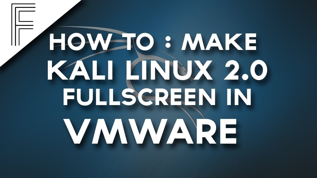 How to install kali linux on VMware step by step