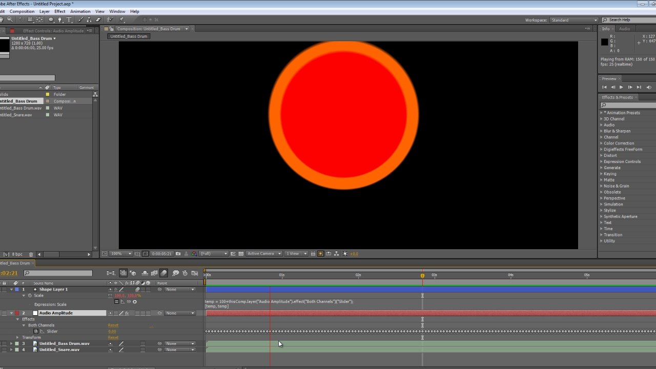 Renoise & After Effects 1 - Tracks And Visual Elements