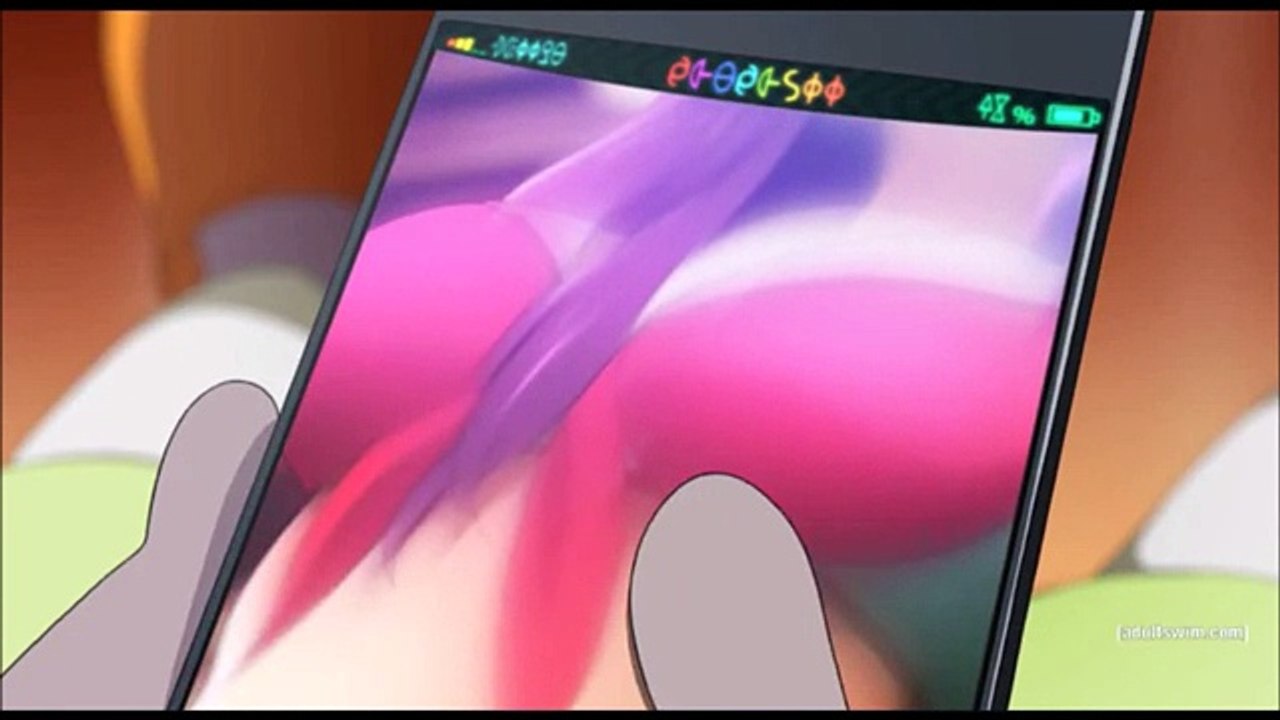 Space dandy Dandy chases meow