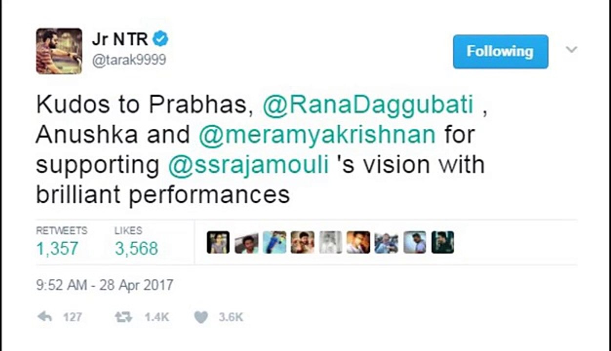 Baahubali 2 Movie Review By Jr NTR  || Prabhas || Rana || Anushka