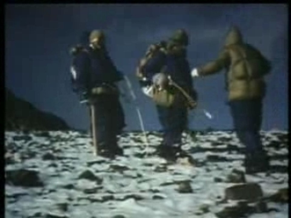 La première ascension de l'Everest par Hillary et Norgay en 1953
