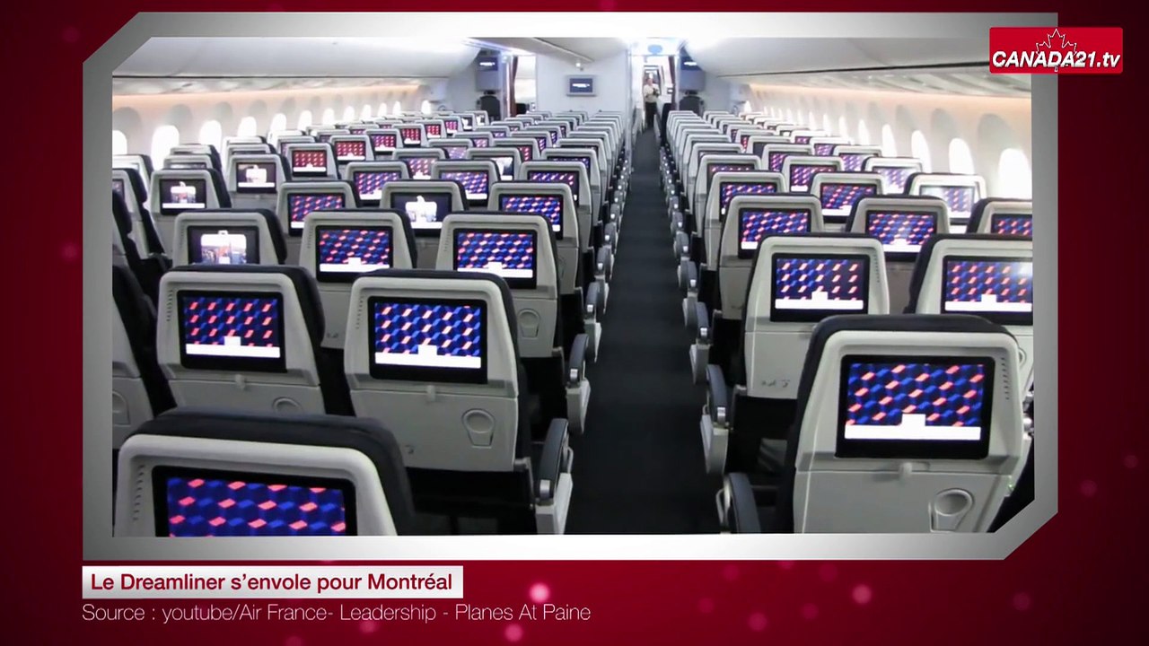 Le Dreamliner s’envole pour Montréal