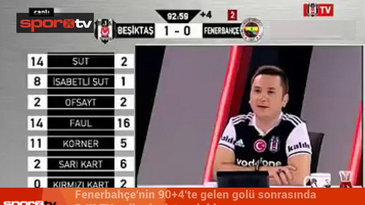 90+4'te BJK TV yıkıldı!