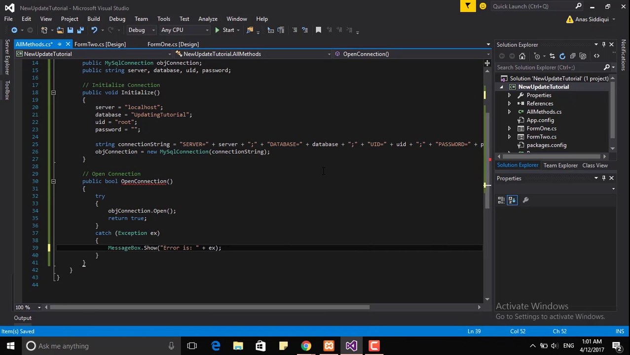 How to refresh parent form after making entry in child form | C#