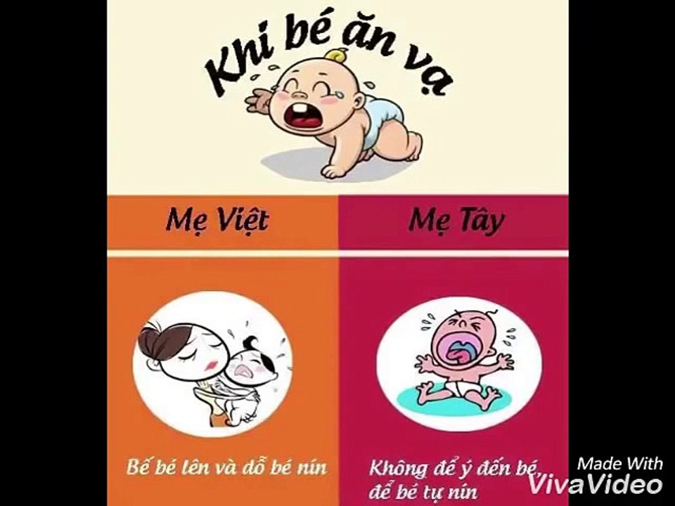 Difference between Vietnamese mother and West mother