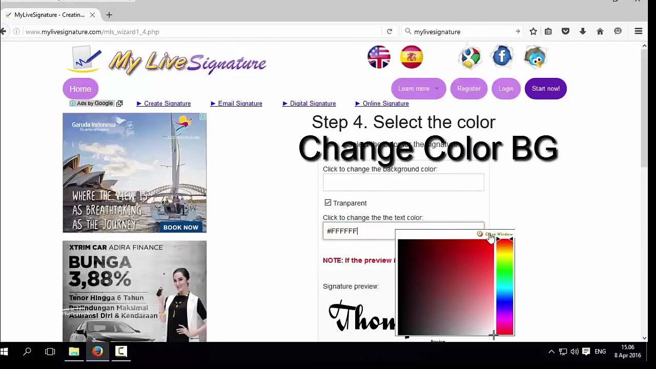 Tips and Tutorial How to Create  Signature Watermark