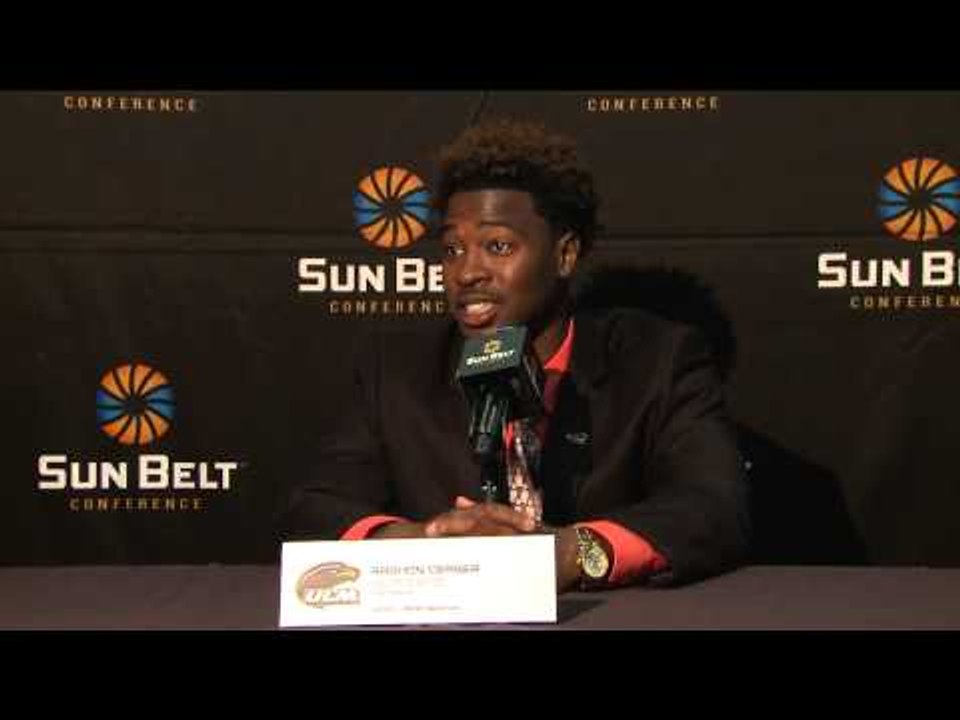 2014 Sun Belt Media Day - ULM WR Rashon Ceaser